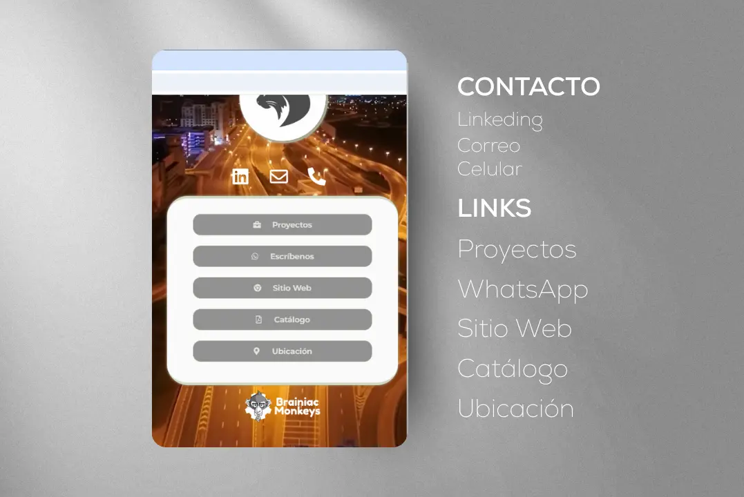 Sección Proyectos y Categorias de historias