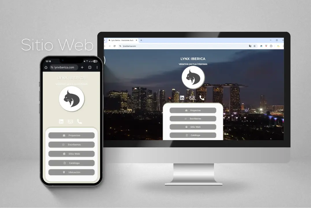 Sitio web adaptado a versiones de dispositivos